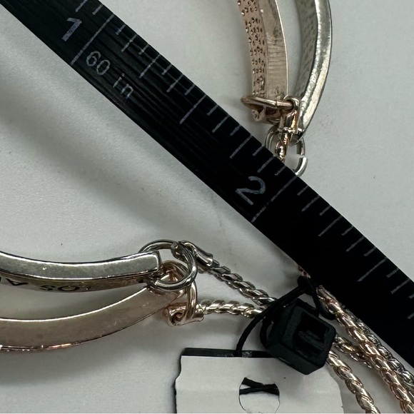 Guess Cuff Slider Bracelet Set of 2 in Gold - Picture 10 of 11